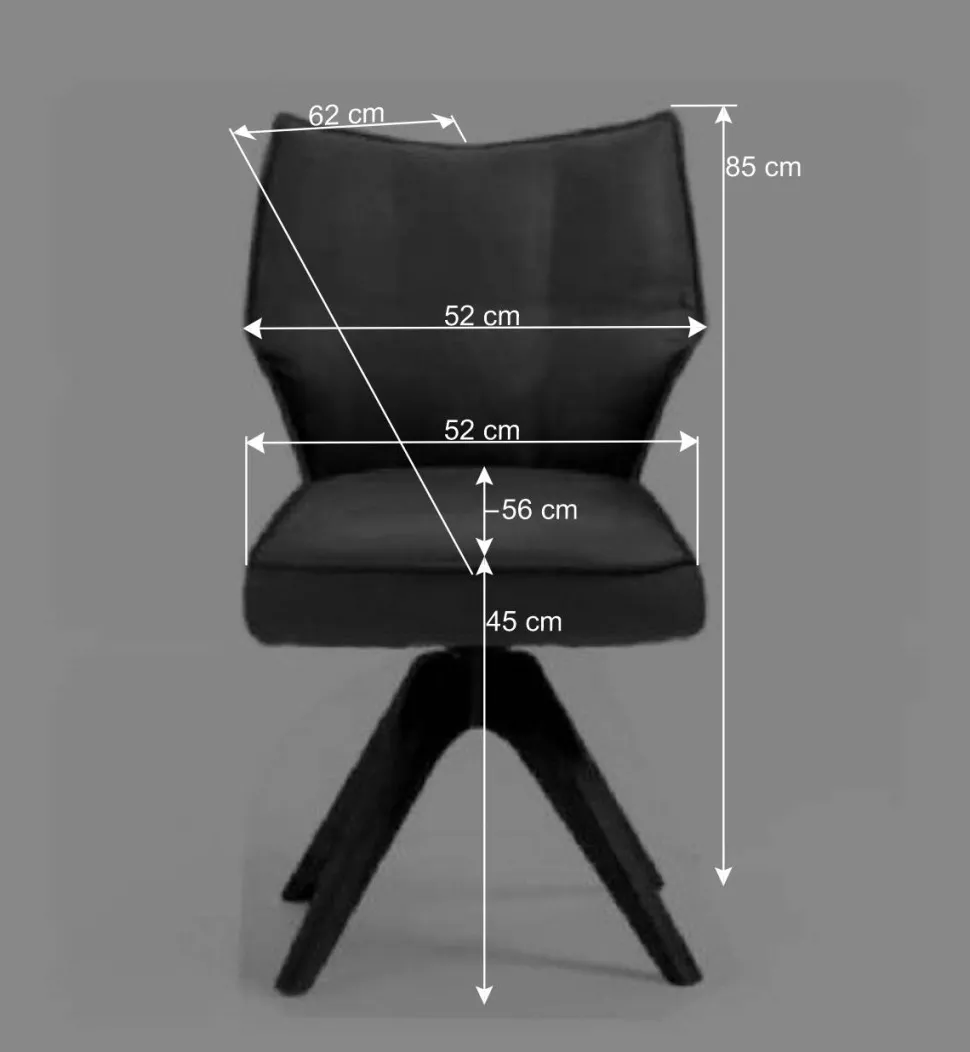 Esszimmersitzgruppe inklusive sechs Stühle - Niam I (siebenteilig)