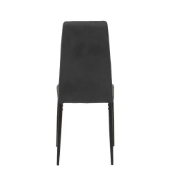 Esszimmerstühle in Anthrazit Microfaser - Furciano (2er Set)