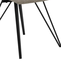 Esszimmerstuhl in Beigegrau - Beveric (Set)