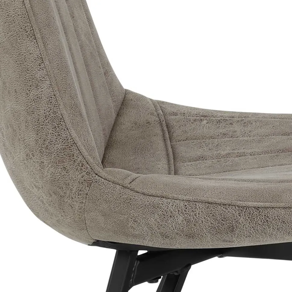 Esszimmerstuhl in Beigegrau - Beveric (Set)