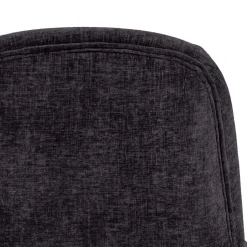 Esszimmerstuhl in Dunkelgrau Samt - Asne (2er Set)