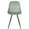 Esszimmerstuhl in Graugrün Kunststoff - Stana (2er Set)