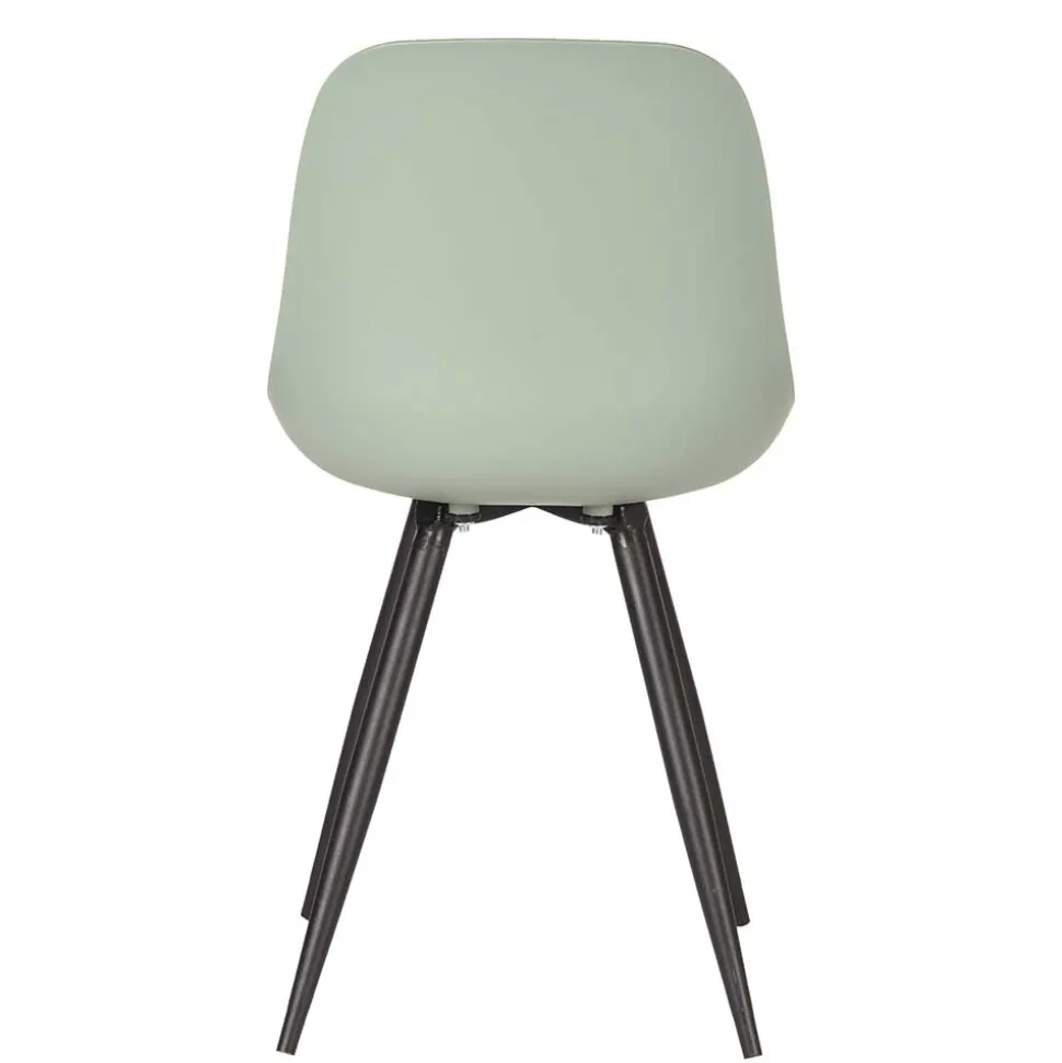 Esszimmerstuhl in Graugrün Kunststoff - Stana (2er Set)