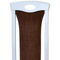 Esszimmerstuhl in Weiß & Braun - Bacanova (2er Set)