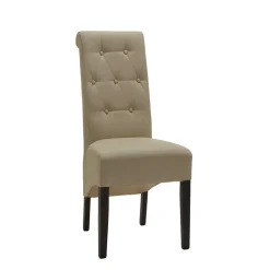 Esszimmerstuhl Loma in Creme (2er Set)