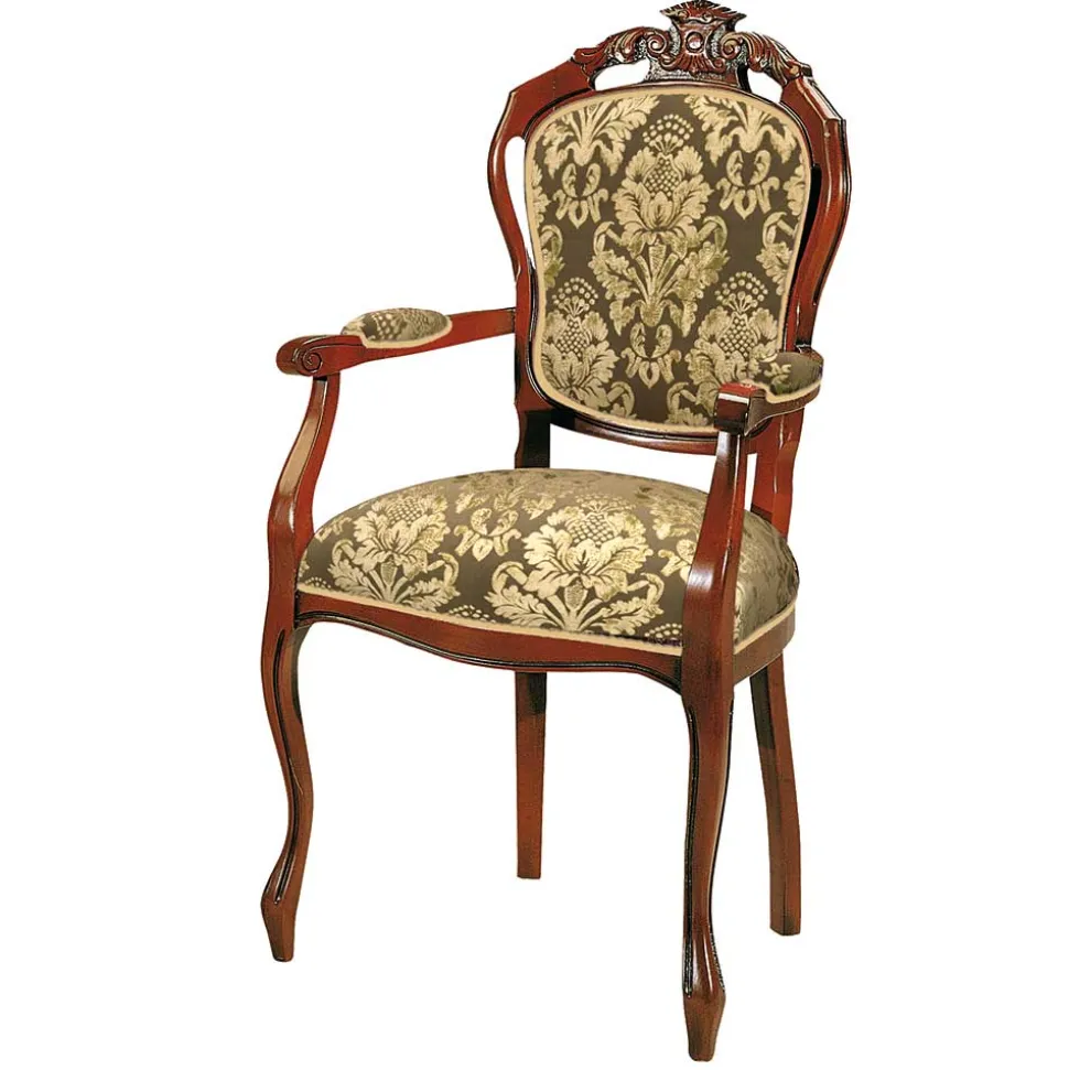 Esszimmerstuhl mit Armlehnen im Barockstil - Vennezo