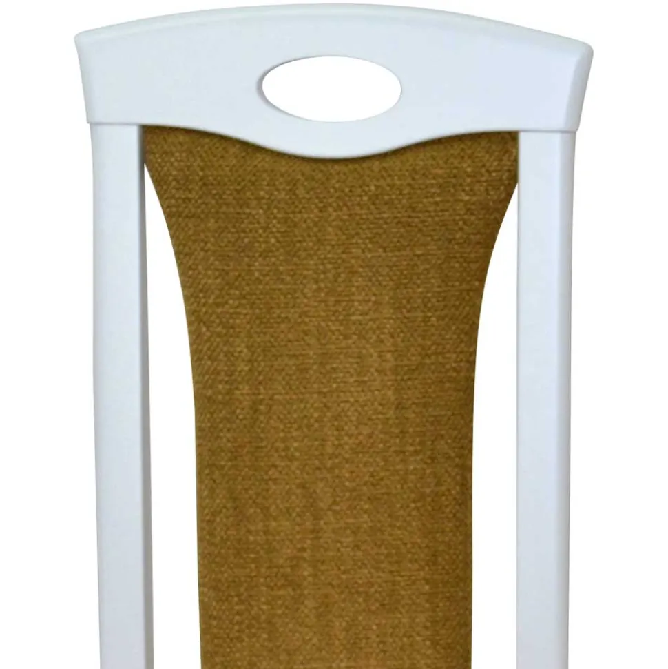 Esszimmertisch Gruppe in Weiß - Nemuro (fünfteilig)