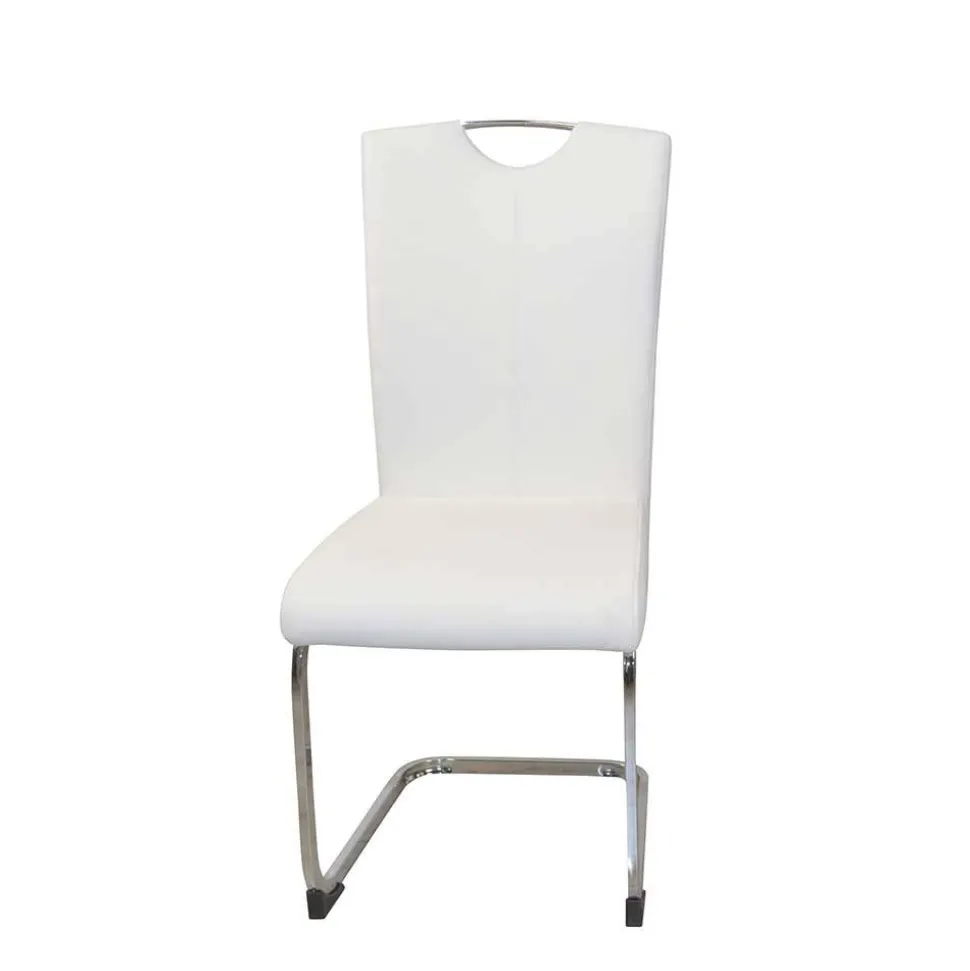 Esszimmertisch mit Glasplatte & Stühle - Chepter (fünfteilig)