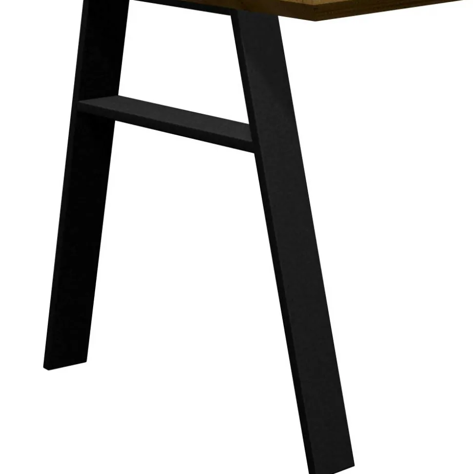 Esszimmertisch mit Schweizer Kante Eiche massiv - Jessen