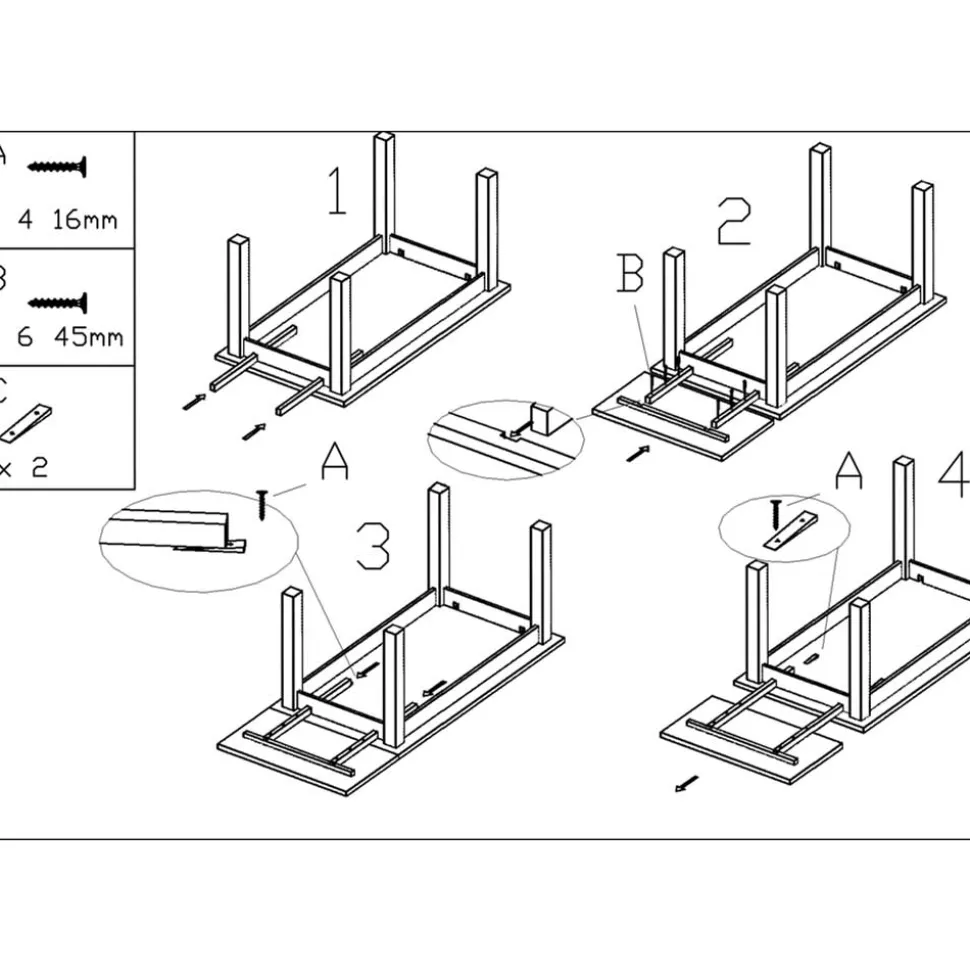 Esszimmertisch Piatra mit Schubladen