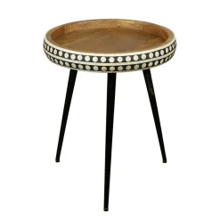 Ethno Style Beistelltisch aus Massivholz Mango - Piton