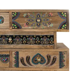 Ethno Style Design-Kommode handbemalt - Azua