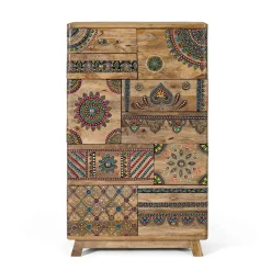Ethno Style Schrank handbemalt - Azua