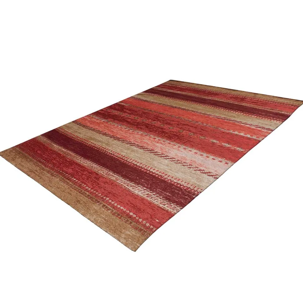 Ethno Style Teppich in Rot Beige - Bilbaos