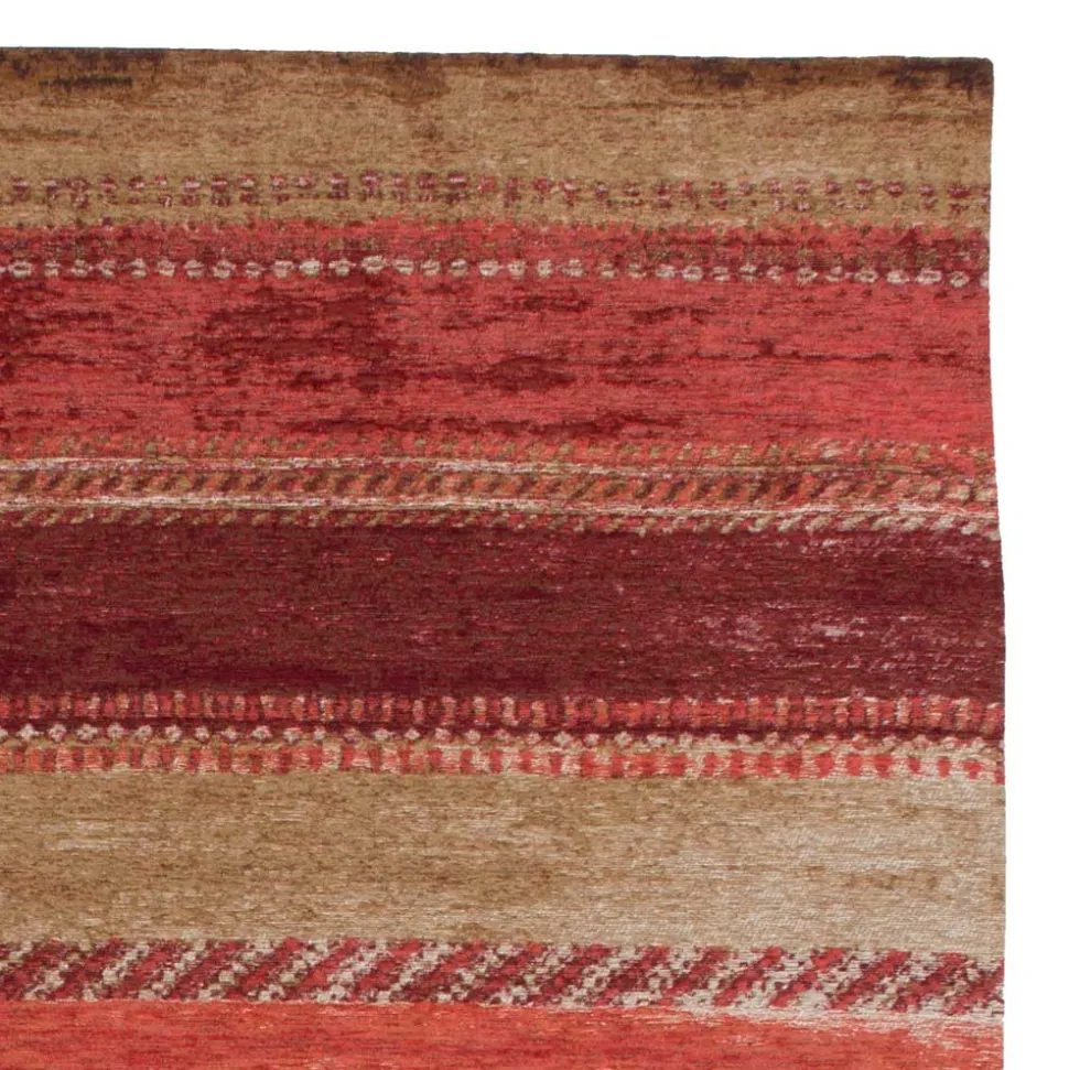 Ethno Style Teppich in Rot Beige - Bilbaos