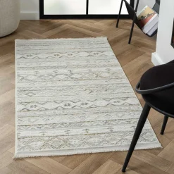 Ethno Teppich mit Kurzflor - Vahidos