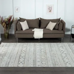 Ethno Teppich mit Kurzflor - Vahidos