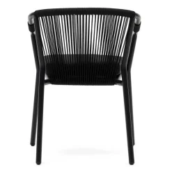 Extravagante Gartenstühle in Schwarz - Onna (4er Set)