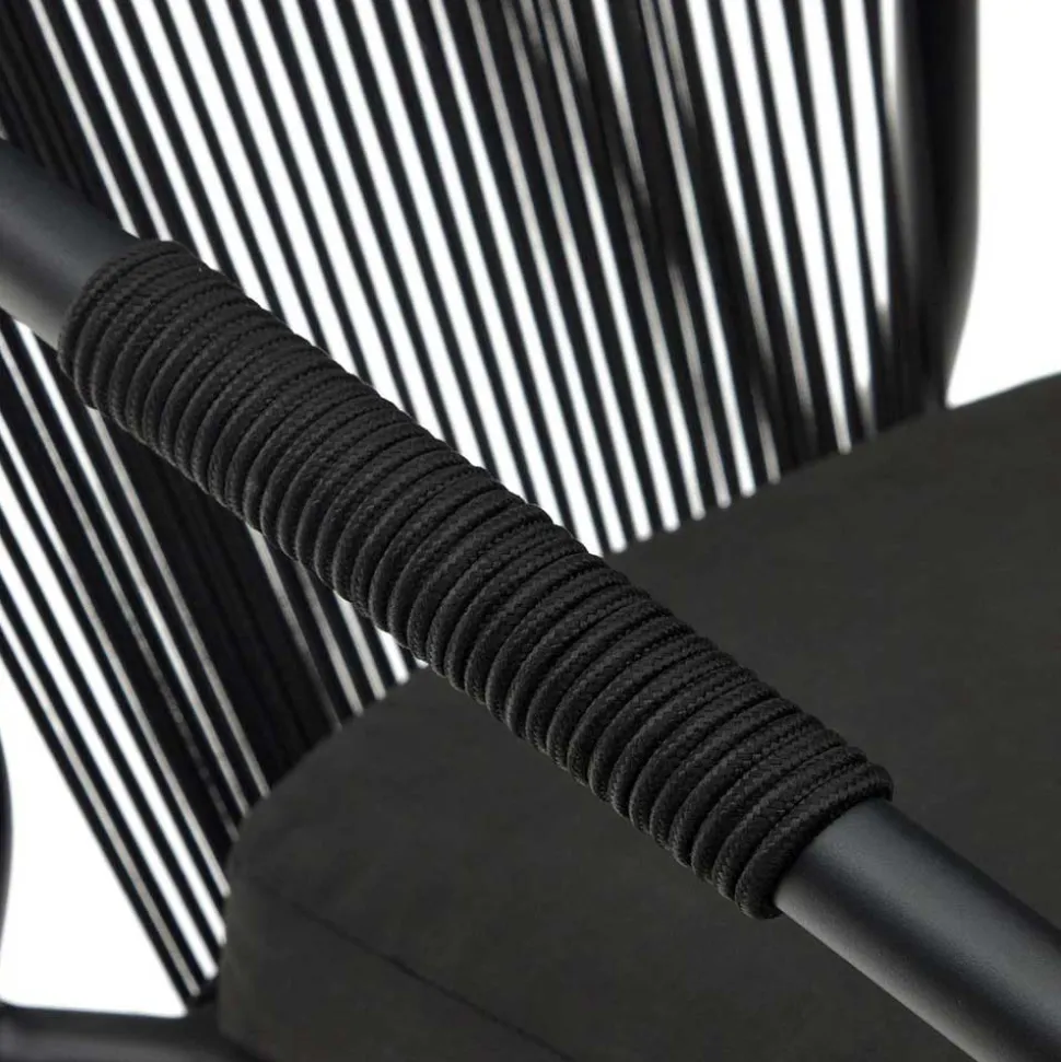 Extravagante Gartenstühle in Schwarz - Onna (4er Set)