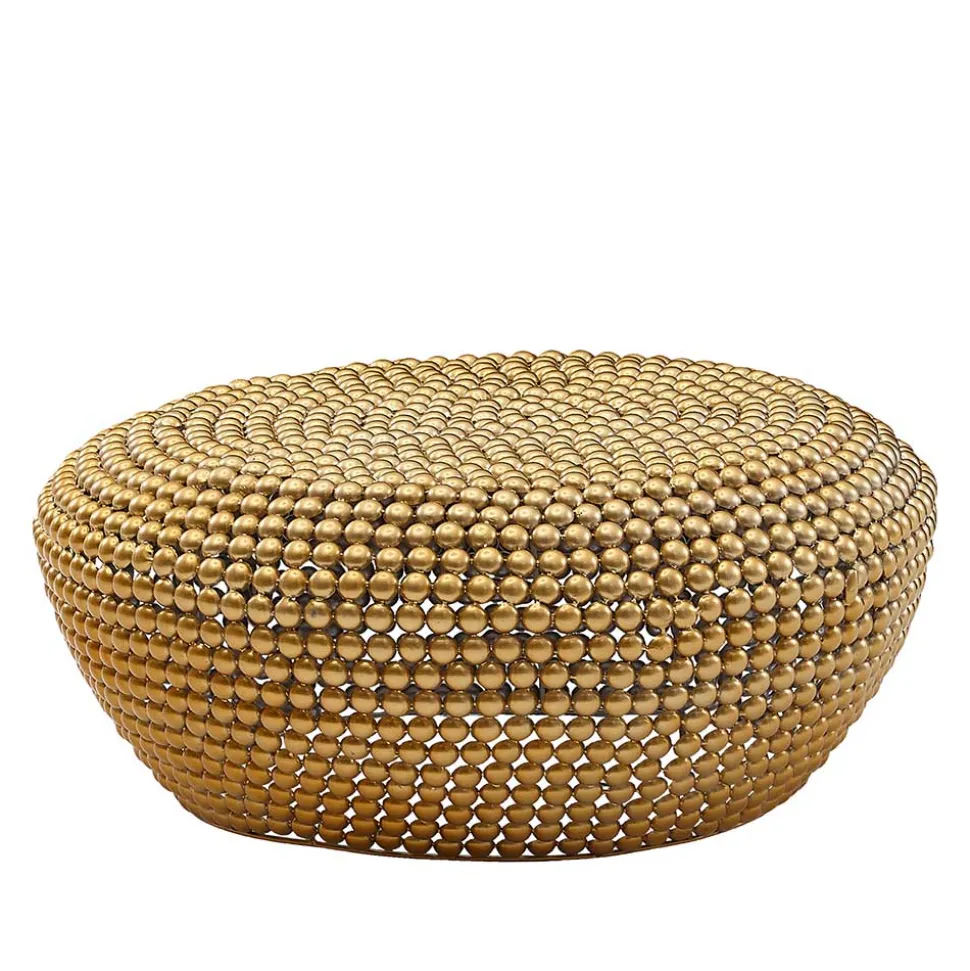 Extravaganter Couchtisch in Gold aus Alu - Westerland