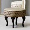 Extravaganter Hocker 53x42x53 cm - Macionas