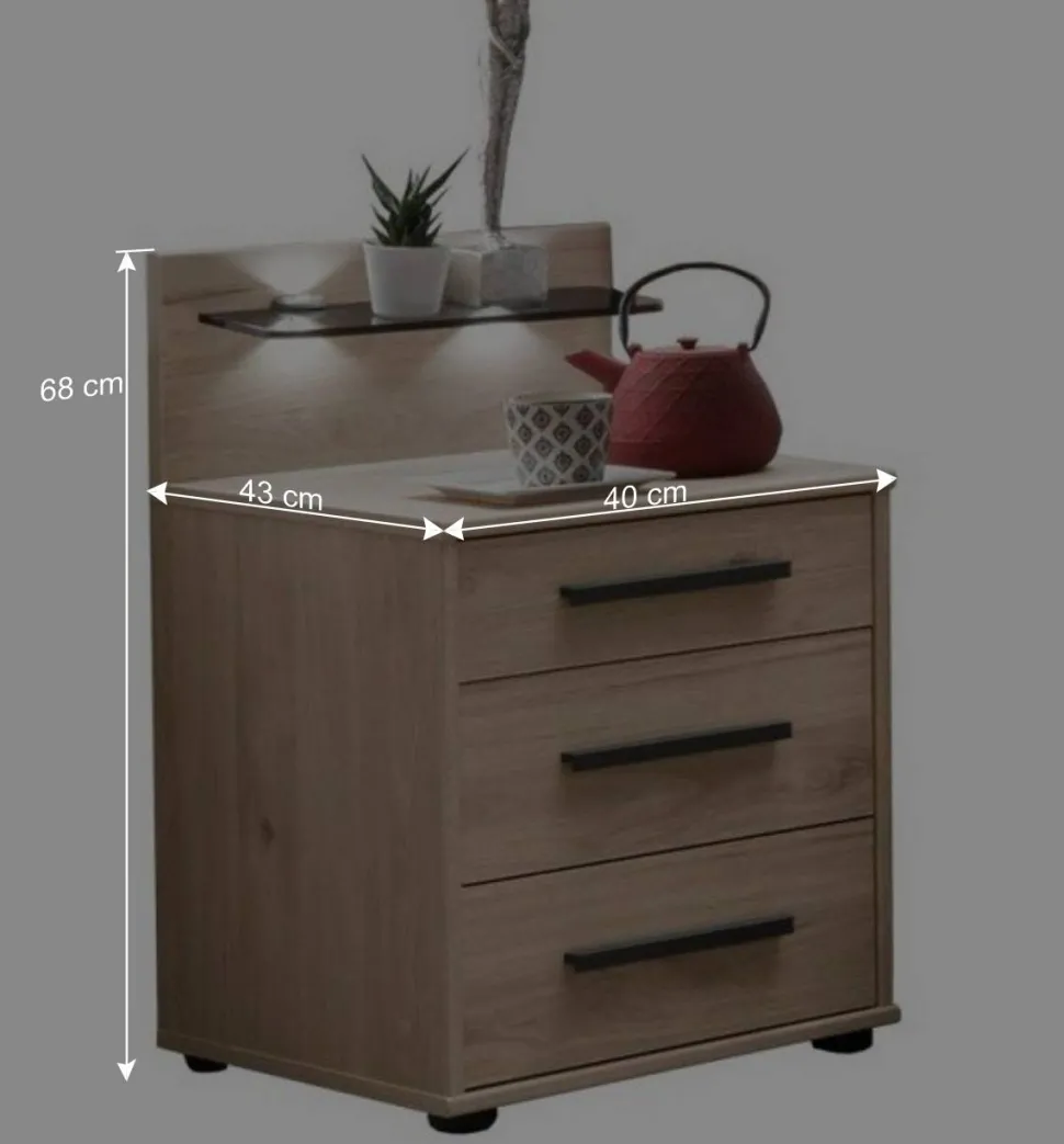 Factory Schlafzimmer Einrichtung Set - Licruva (vierteilig)