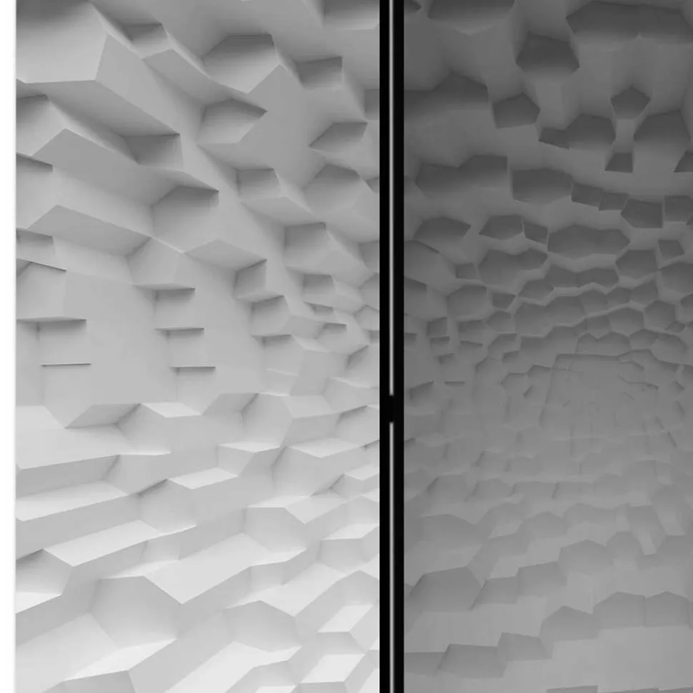 Faltbare Leinwand-Trennwand 135 cm breit - Bergomo