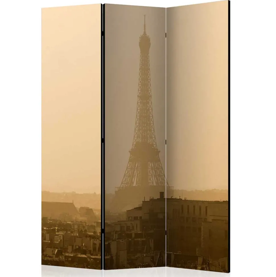 Faltbare Trennwand - Eiffelturm Dämmerung - Defency