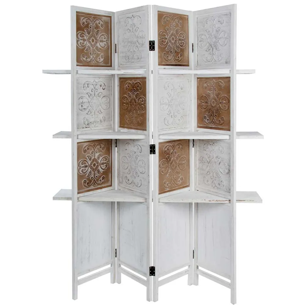 Faltbarer Paravent - auch als Regal nutzbar - Varese