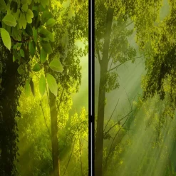 Faltbarer Paravent Wald & Sonne - Pulany