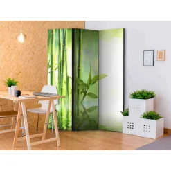 Faltbarer Raumtrenner mit Bambus Motiv - Florin