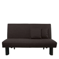 Faltsofa in Dunkelbraun Stoff - Satorinu