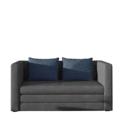 Faltsofa in Grau und Jeansblau - Cancun