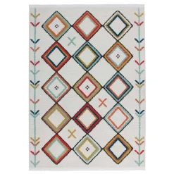 Farbenfroher Teppich im Boho Style - Lyrono