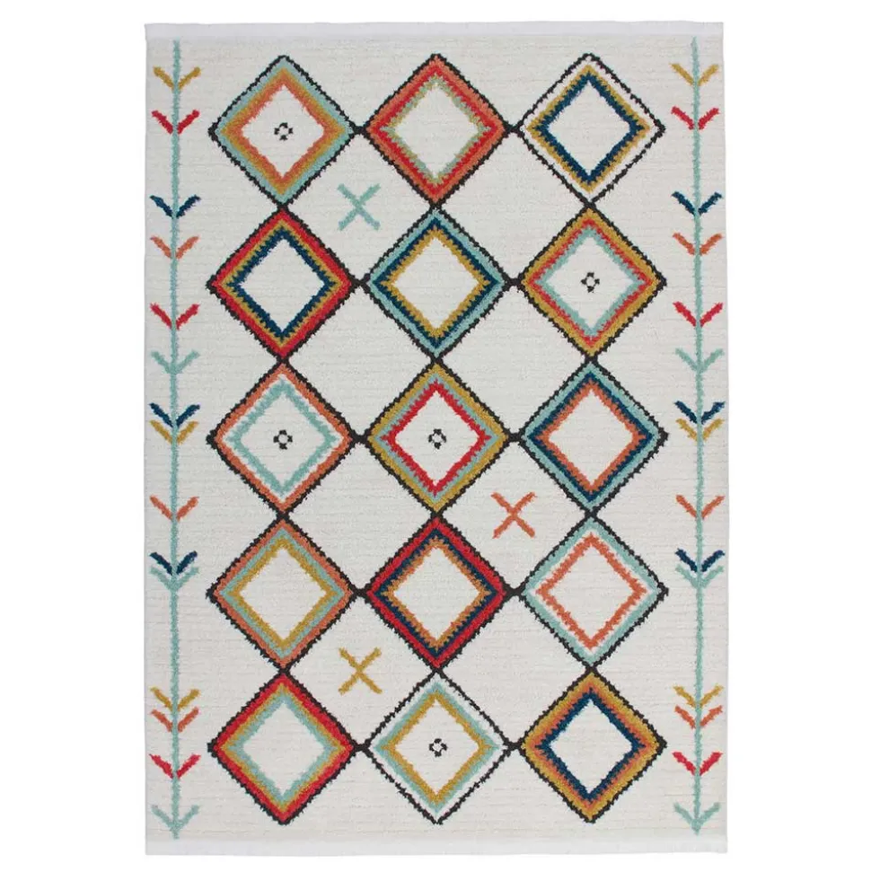 Farbenfroher Teppich im Boho Style - Lyrono