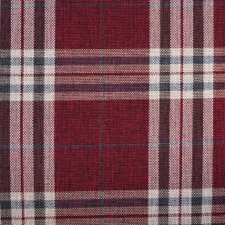 Federkern Küchensofa in Rot kariert - Sinael