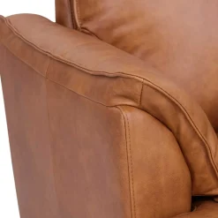 Federkern Wohnzimmersofa aus Echtleder - Zierra