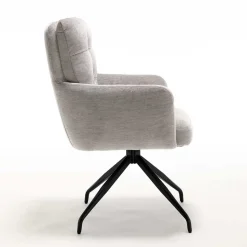 Federkern-Armlehnenstuhl mit Spidergestell - Depecha (2er Set)