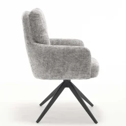 Federkern-Polsterstuhl mit Armlehnen - Castilla (2er Set)