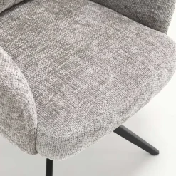 Federkern-Polsterstuhl mit Armlehnen - Castilla (2er Set)