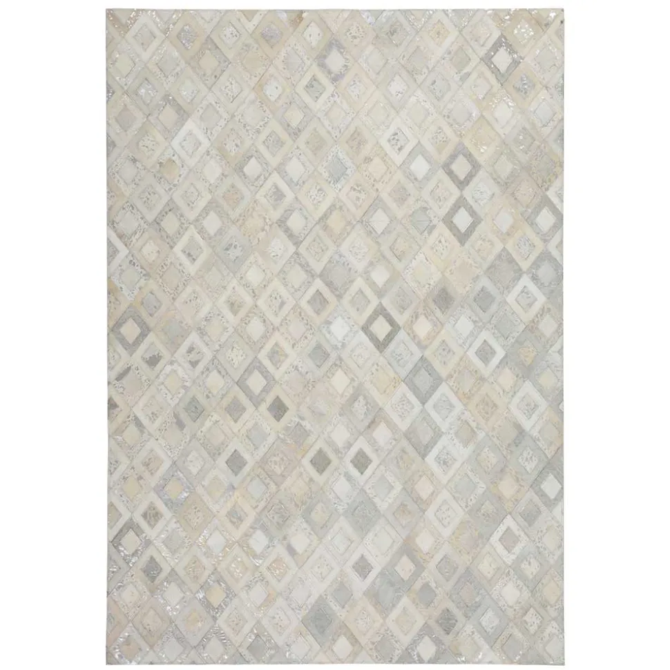 Fellteppich Patchwork im Rautendesign - Bruce