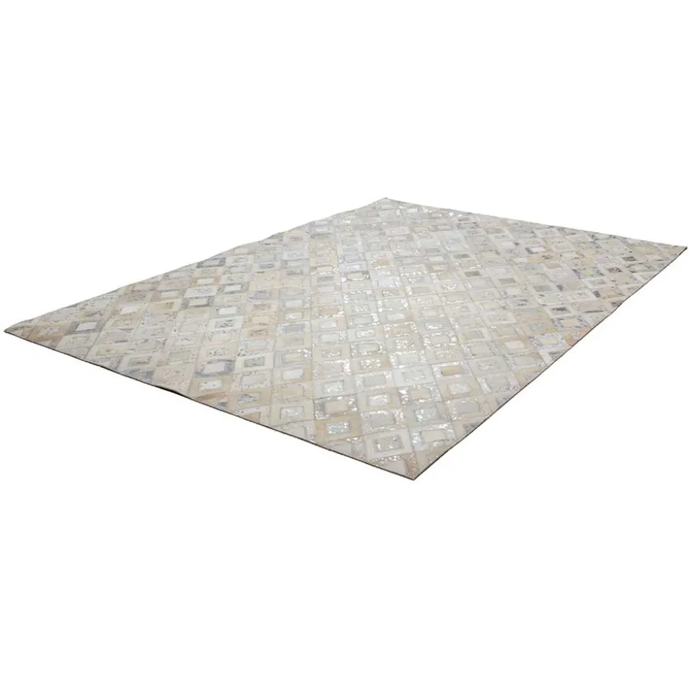 Fellteppich Patchwork im Rautendesign - Bruce