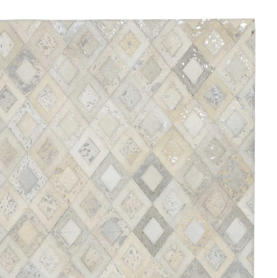 Fellteppich Patchwork im Rautendesign - Bruce