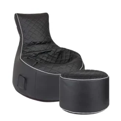 Fernseh Sitzsack Marosso in Schwarz