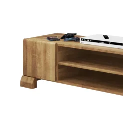 Fernsehmöbel Vaskov aus Wildeiche Massivholz