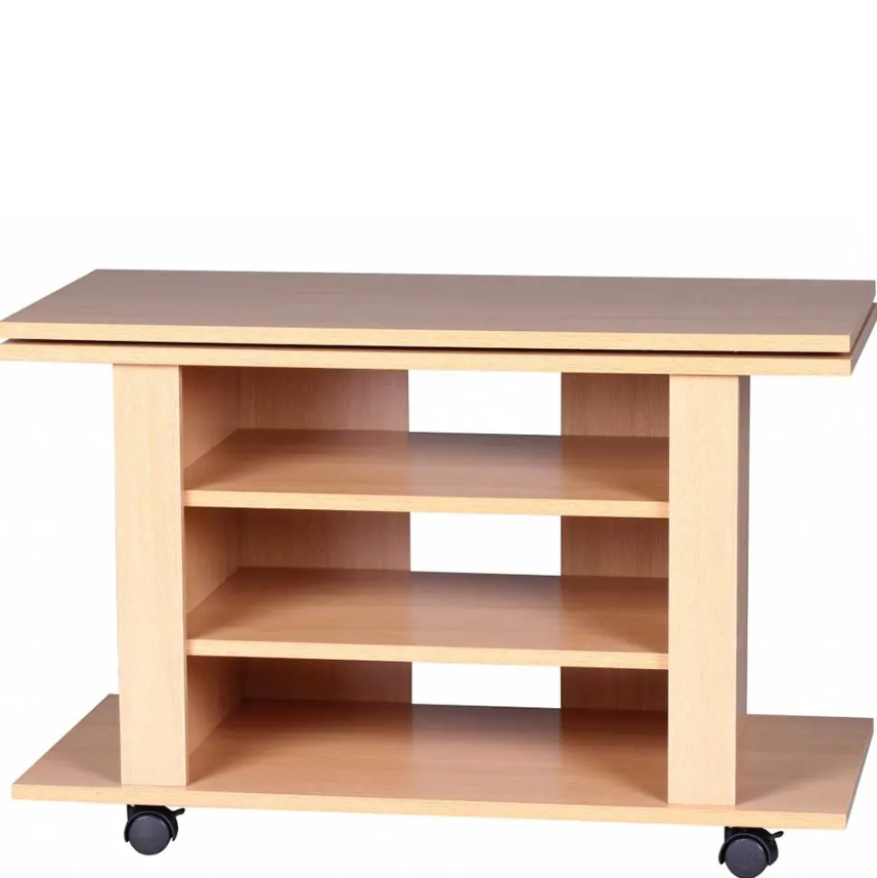 Fernsehtisch auf Rollen mit drehbarer Platte - Sonition