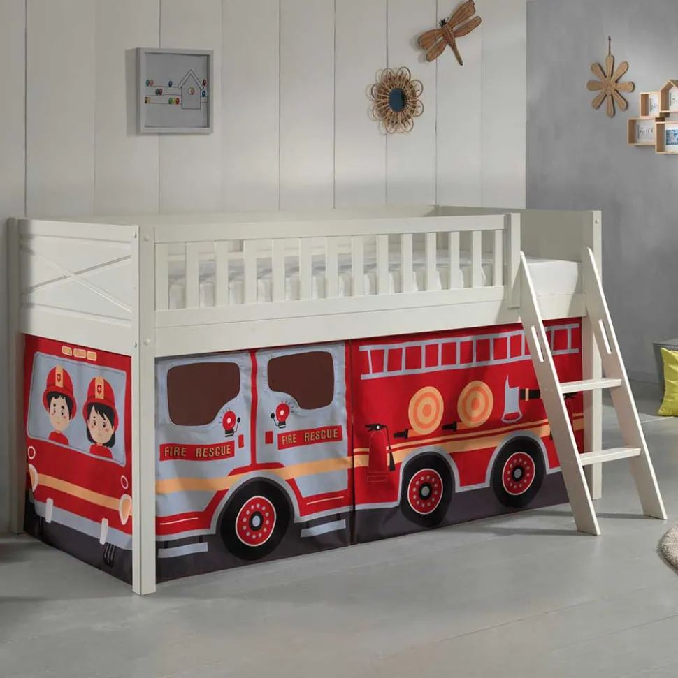 Feuerwehr-Hochbett für Kinder - Riakust