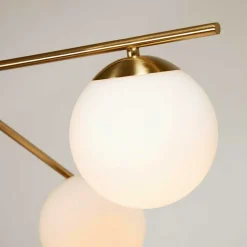 3-flammige Deckeleuchte mit Kugel-Schirmen - Santiago