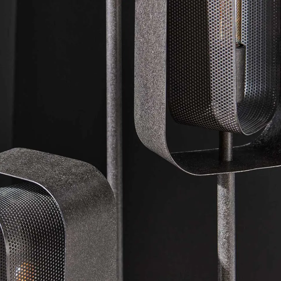 3-flammige Stehleuchte aus Metall - Folivia