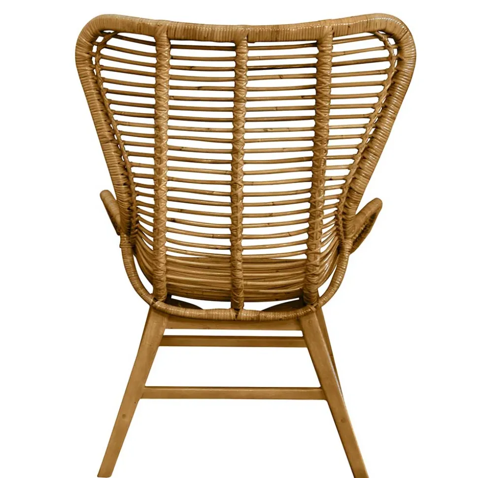 Fledermaus Sessel aus Rattan - Krems